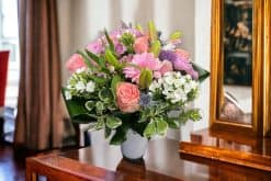 Blush roze boeket bloemen