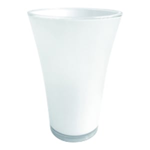 Plexiglas luxe witte vaas voor 10 t/m 49 rozen +€12,95