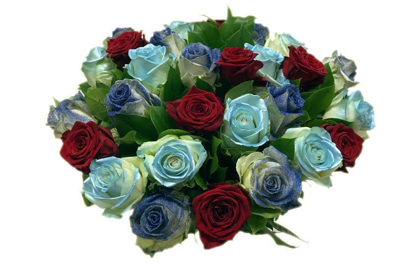Blue Love rozen boeket