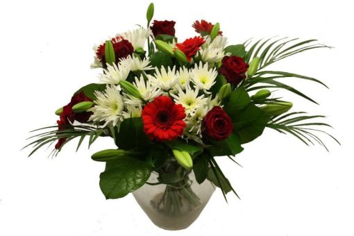 bloemen blush rood geslaagd