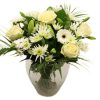blush wit boeket bloemen