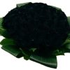 Boeket 50 zwarte rozen