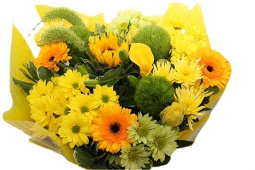 XL geel boeket bloemen