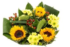 zonnebloemen boeket