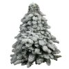 Kerstboom wit nep sneeuw
