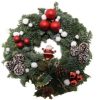 kerstkrans rode decoratie