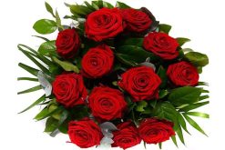 rode rozen boeket huwelijk