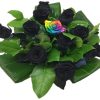 zwarte rozen boeket
