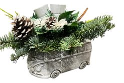 kerststuk op deco auto 2