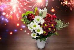 nieuwjaars bloemen rood 2