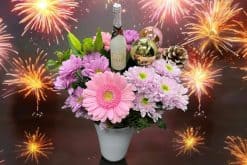 nieuwjaars bloemen roze 2