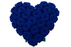 hartboeket blauwe rozen